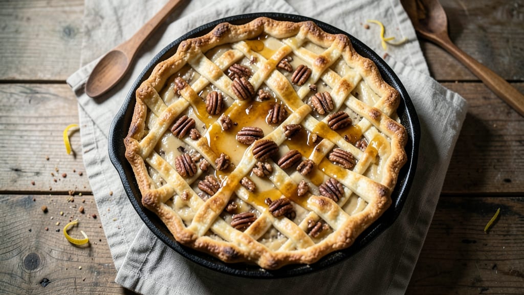 Agave Pecan Pie Recipe: Caramelized Sweetness With Crunchy Nut Topping