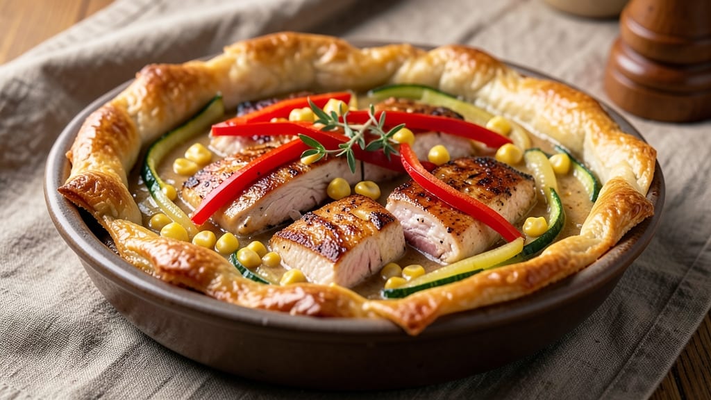 Southwest Chicken Pot Pie Recipe: Crispy Tortilla Cups With Smoky Yolk Treasure