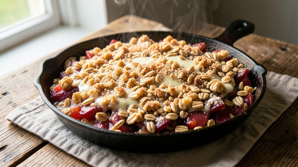 Apple Crisp Recipe With Apple Pie Filling and Oats: Spiced Topping That Crunches Over Warm Filling