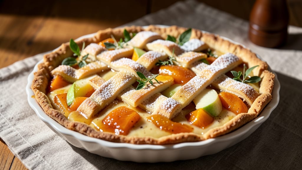 Apple Mango Pie Recipe: Tropical Fruit Lattice Crust Magic