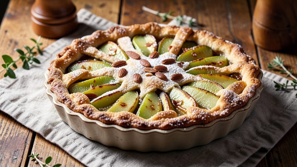Almond Apple Pie Recipe: Nutty Crunch Meets Spiced Fruit Bliss