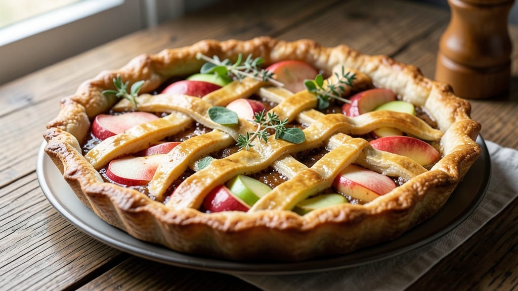Rocky Mountain Apple Pie Recipe: Crunchy Lattice Crust With Mountain-Spiced Filling