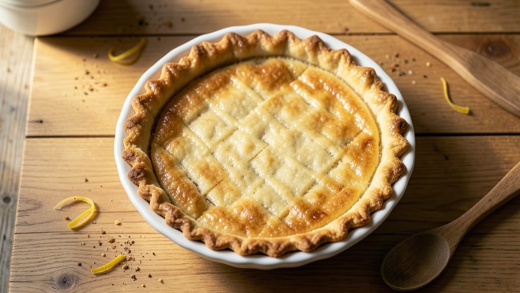Pre-Baked Pie Shell Recipe: Cold Butter Secret for Perfectly Crispy Lattice