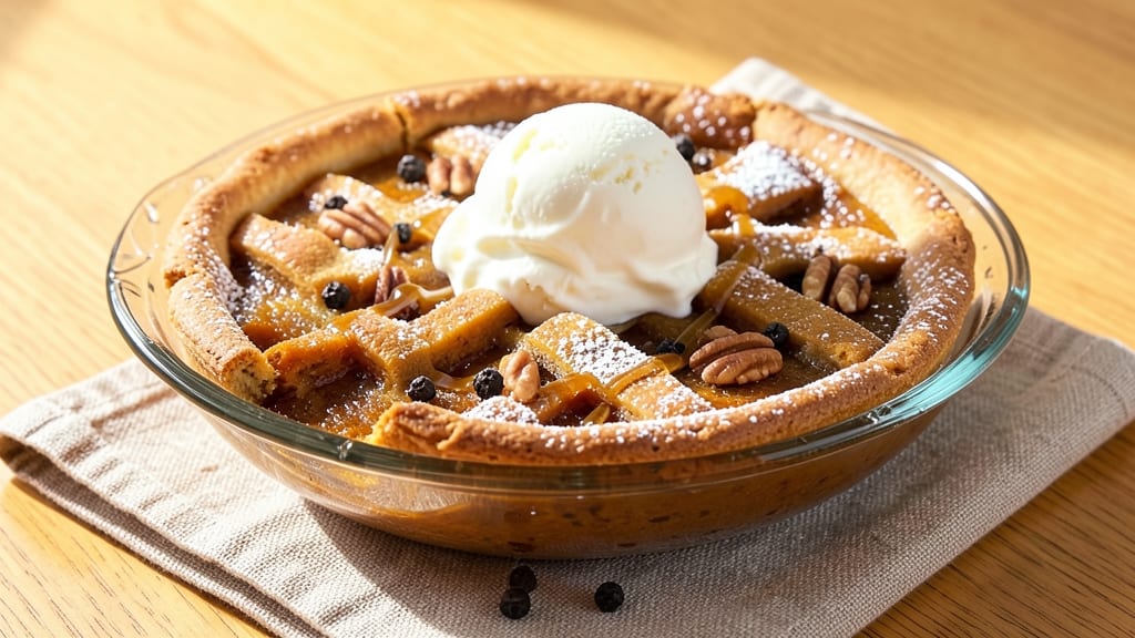 Pumpkin Pie Recipe With Vanilla Ice Cream: Spiced Filling Meets Classic Cool Cream