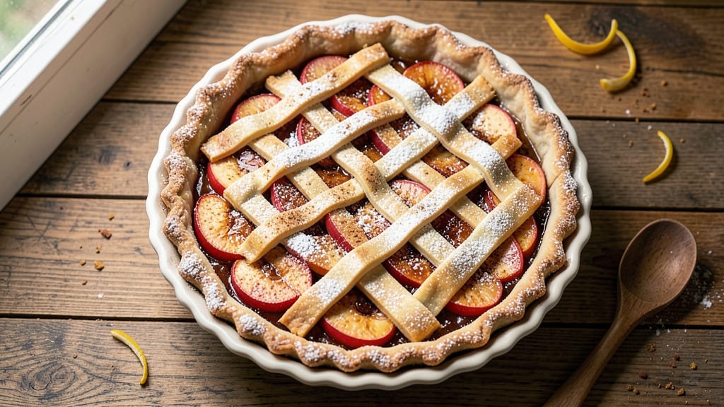 Amish Bob Andy Pie Recipe: Spiced Apple Filling and Buttery Lattice Crust Harmony