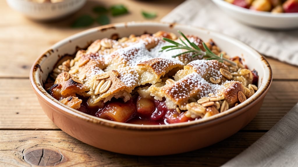 Apple Crisp Recipe With Oats And Canned Apple Pie Filling: Warm Spice Crunch Over Melty Filling