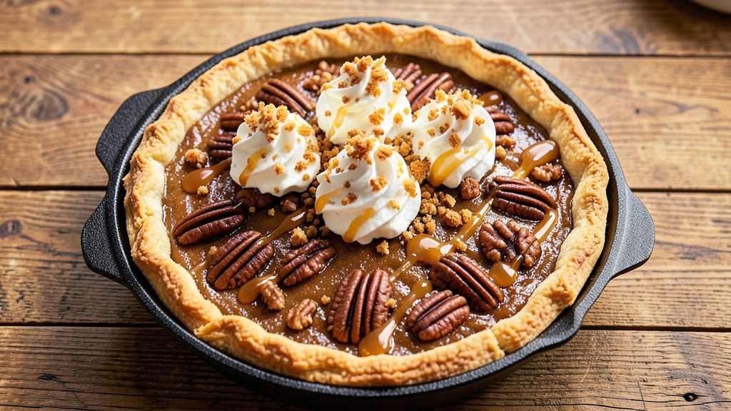 9-Inch Deep Dish Pecan Pie Recipe: Caramelized Nuts and Spiced Crust Masterpiece