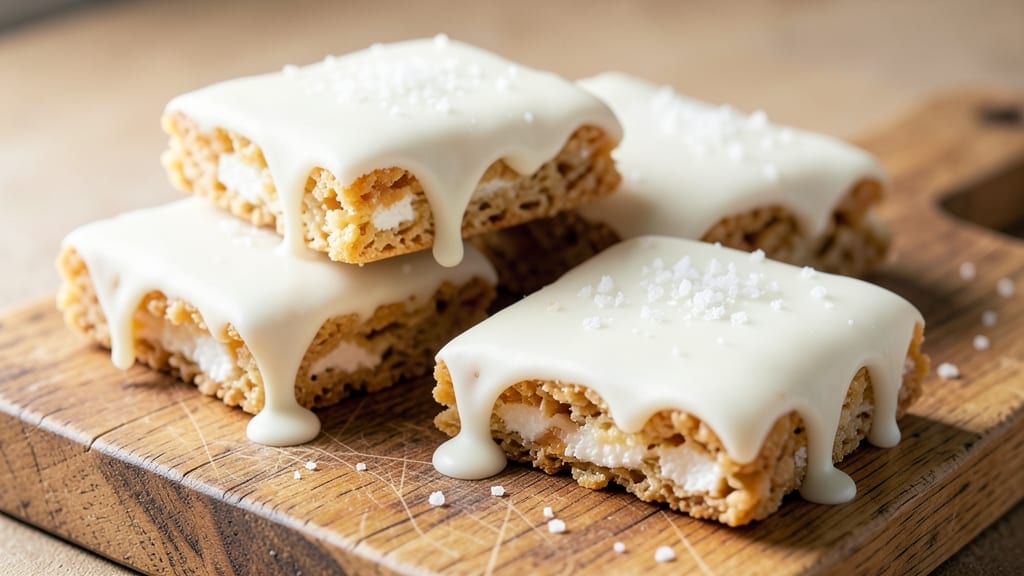 Rice Krispie Treats Dipped in White Chocolate Recipe: Crunchy Clusters with Silky Chocolate Coating
