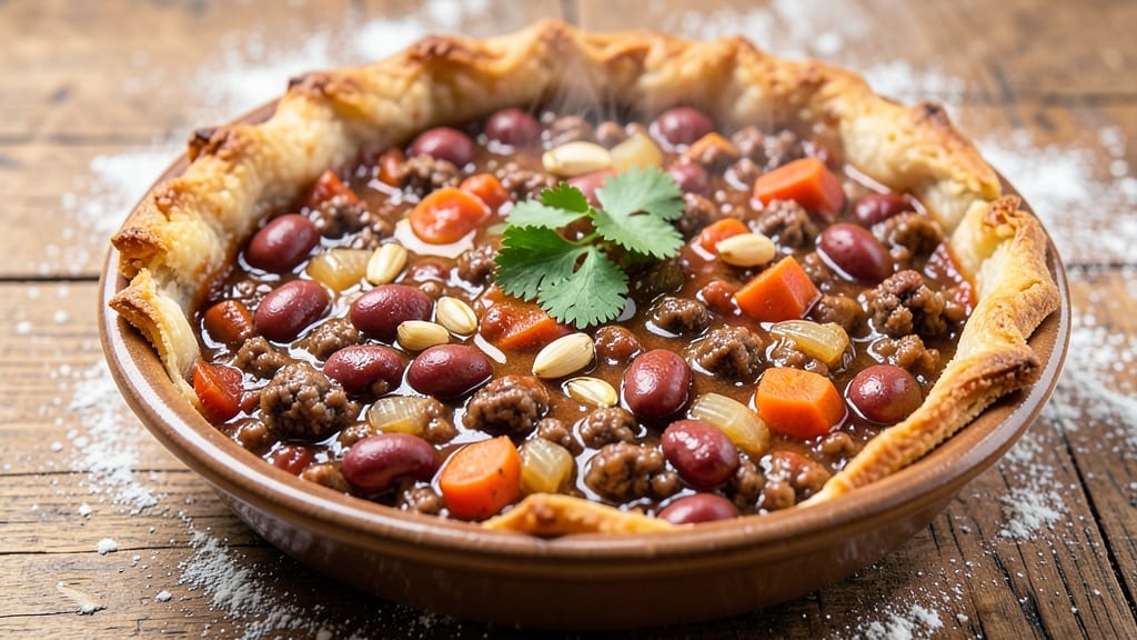 Chilli Pot Pie Recipe: Hearty One-Pan Meal With Flaky Top