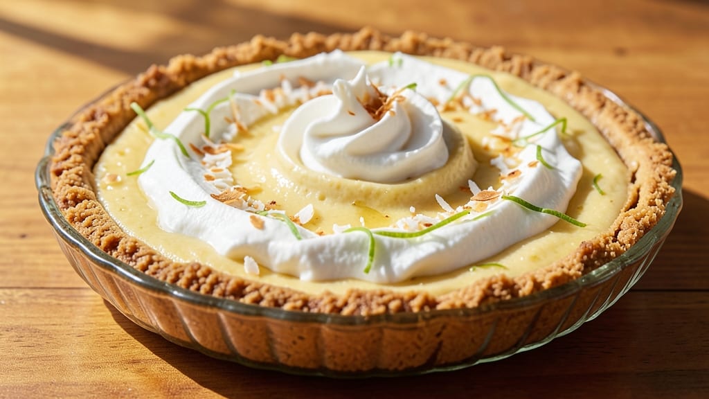 Raw Vegan Key Lime Pie Recipe: Zesty Citrus Cream With Almond Crust Crunch