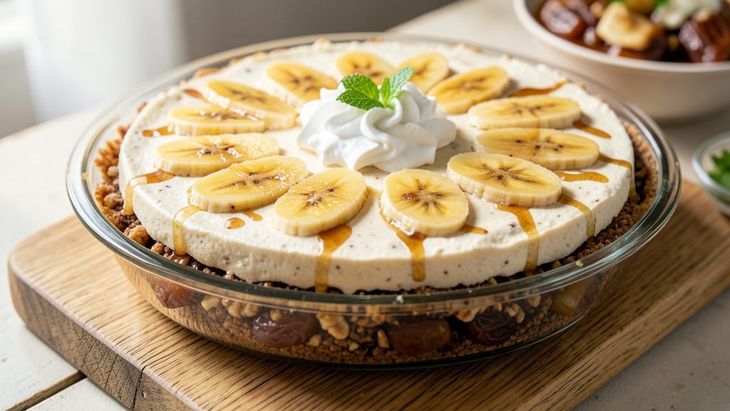 Raw Vegan Banana Cream Pie Recipe: Silky Mousse Layers With No-Bake Ease