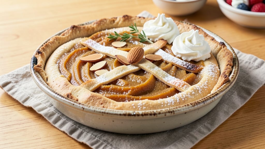 Almond Pumpkin Pie Recipe: Nutty-Spiced Crust and Velvety Filling