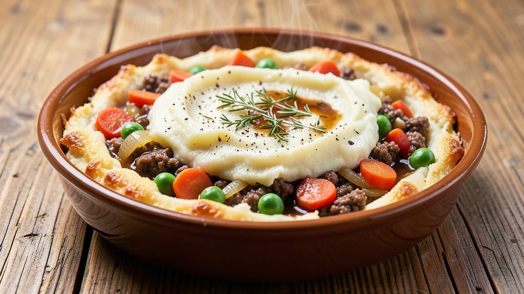 America's Home Cooking Shepherd's Pie Recipe: Savory Gravy and Mashed Potato Crust Magic