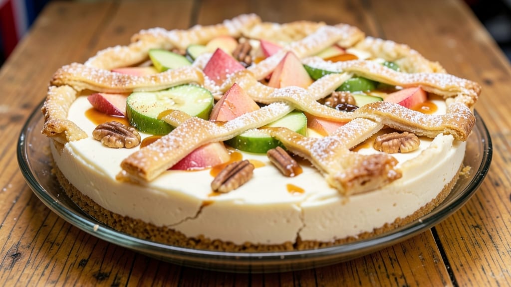 Apple Pie Cheesecake Carnival Eats Recipe: Two-Layered Carnival Magic in One Bite