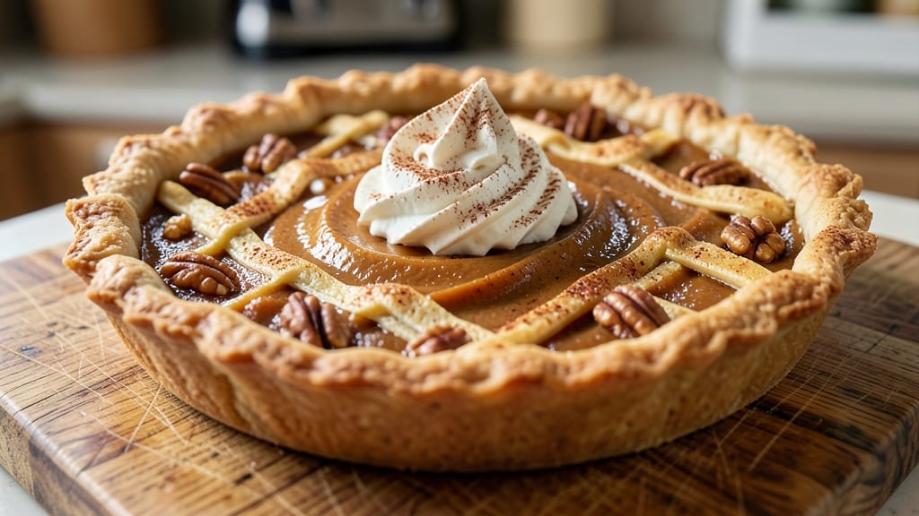9x13 Pumpkin Pie Recipe: Spiced Filling with Crispy Lattice Top