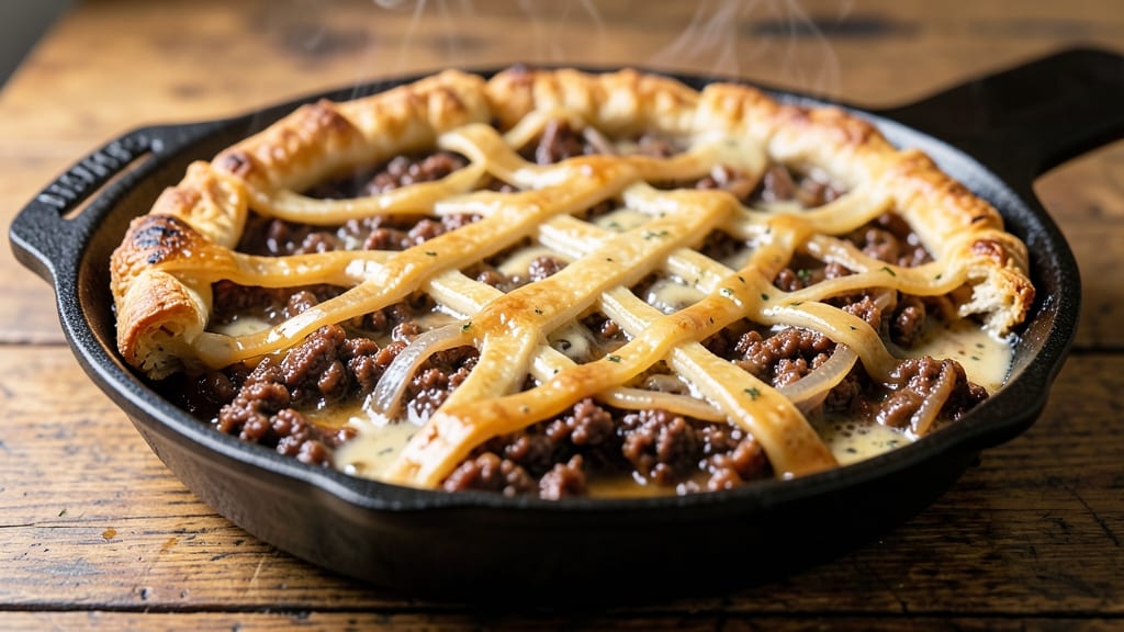 American Meat Pie Recipe: Savory Gravy and Flaky Lattice Crust Mastery