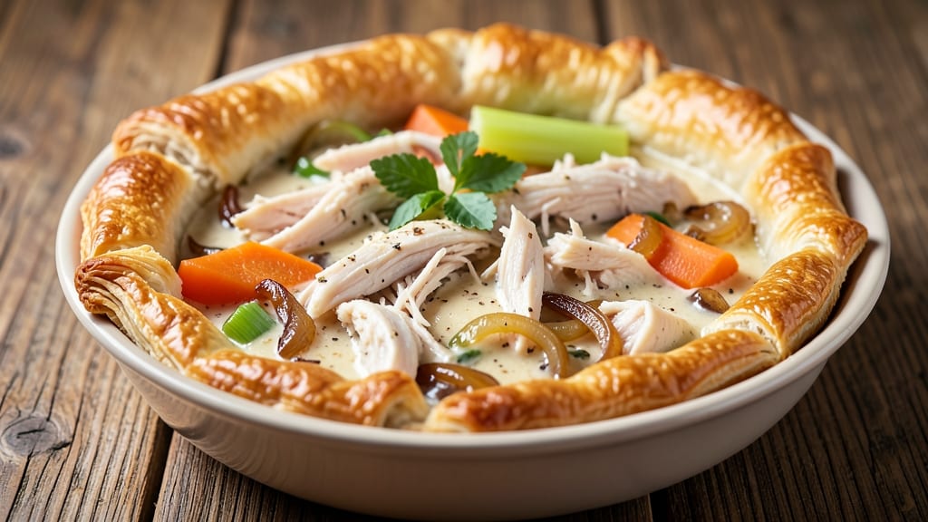 13x9 Chicken Pot Pie Recipe: One-Dish Dinner With Flaky Crust and Savory Gravy