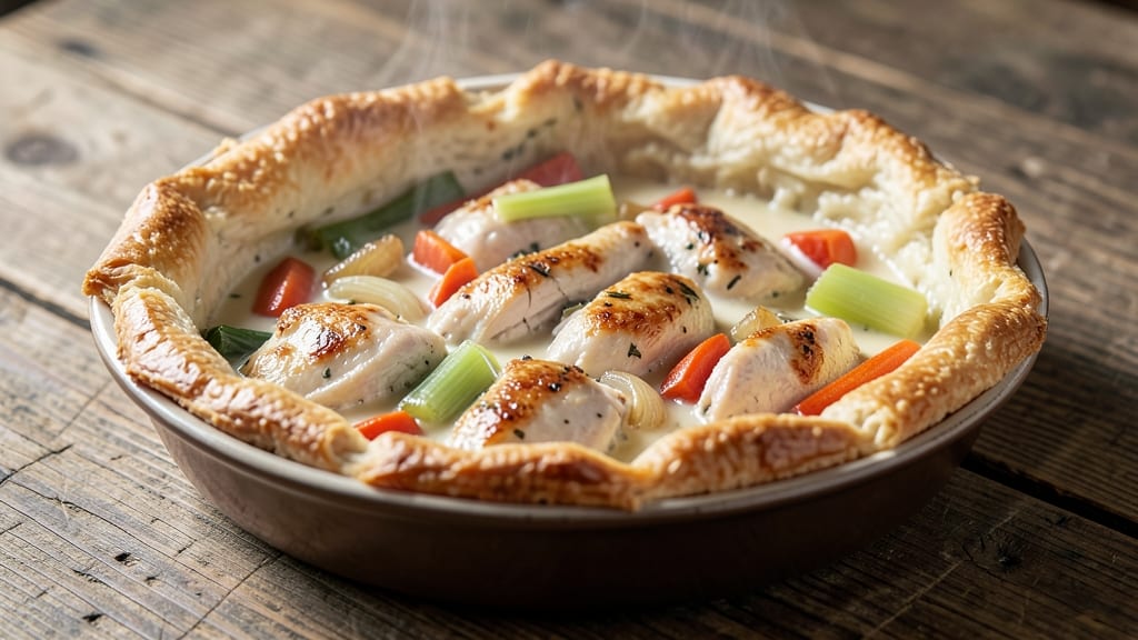 Southern Biscuit Chicken Pot Pie Recipe: Buttery Layers and Savory Gravy Harmony