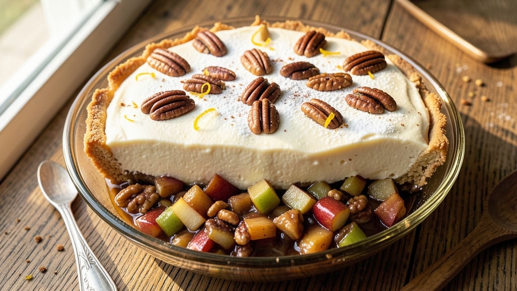 Apple Pecan Pie Cheesecake Recipe: Nutty-Sweet Swirls in One Decadent Dessert