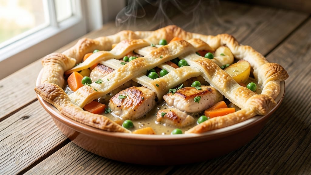 Pot Pie Recipe With Frozen Crust: Savory Meat and Veggie Filling in One Dish