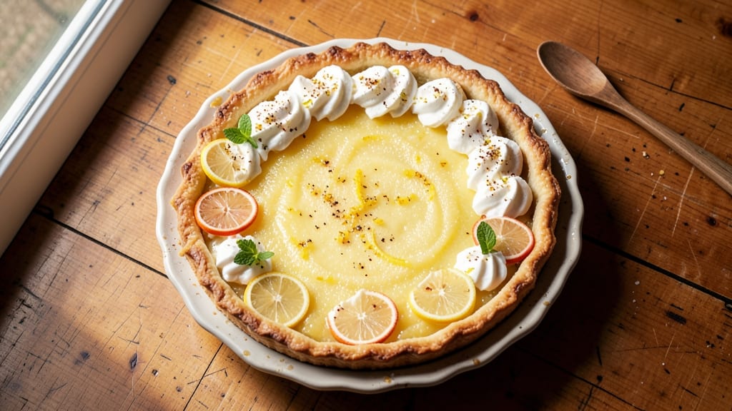 Amish Lemon Sponge Pie Recipe: Zesty Citrus Layers That Stay Fresh All Day