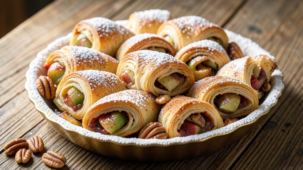 Apple Pie Bites Recipe Using Crescent Rolls: Mini Desserts With Caramelized Topping