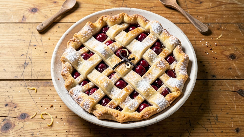 American Spoon Cherry Pie Recipe: Deep Vanilla Infusion With Juicy Fruit Lattice