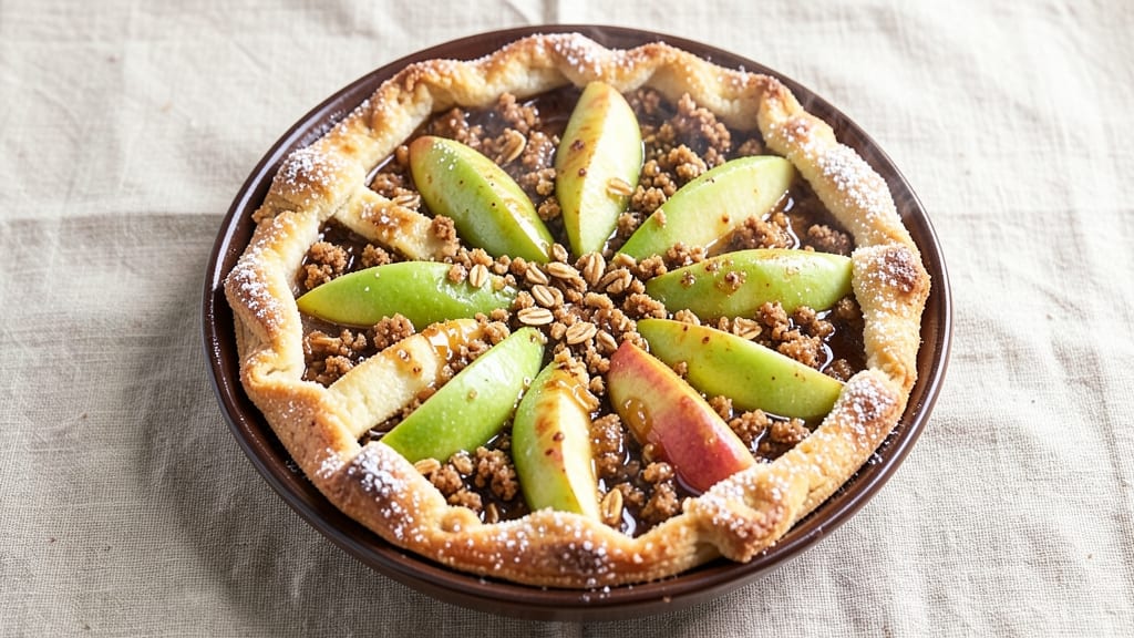 Apple Crumb Pie Recipe With Frozen Crust: Spiced Apple Filling, Crunchy Top, Zero Stress
