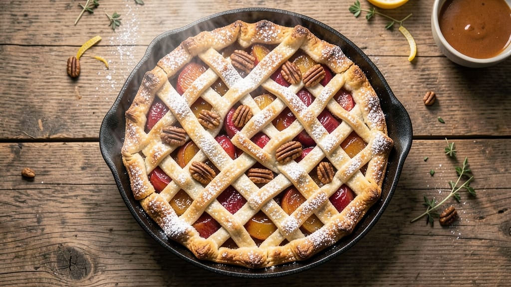 Amish Funeral Pie Recipe: Homestyle Spiced Fruit and Cream Cheese Layers