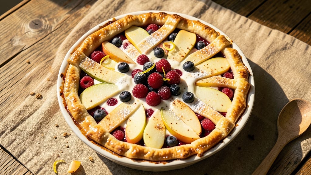 Apple and Mixed Berry Pie Recipe: Double-Crust Lattice That Locks in Juices