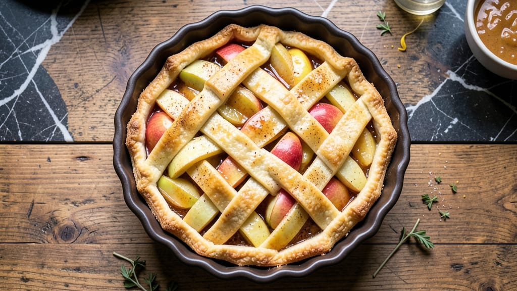 Spy Apple Pie Recipe: Caramelized Spice and Buttery Lattice Crunch