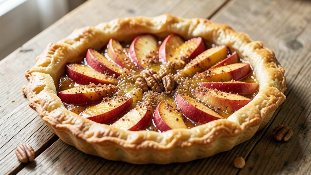 Ree Drummond's Flat Apple Pie Recipe: Rustic Crust with Spiced Filling Shortcut
