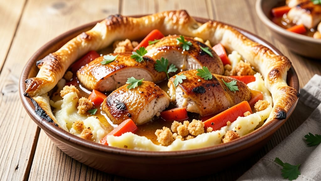 Chicken Pot Pie Recipe with Ritz Crackers: Crunchy Top, Creamy Filling Magic