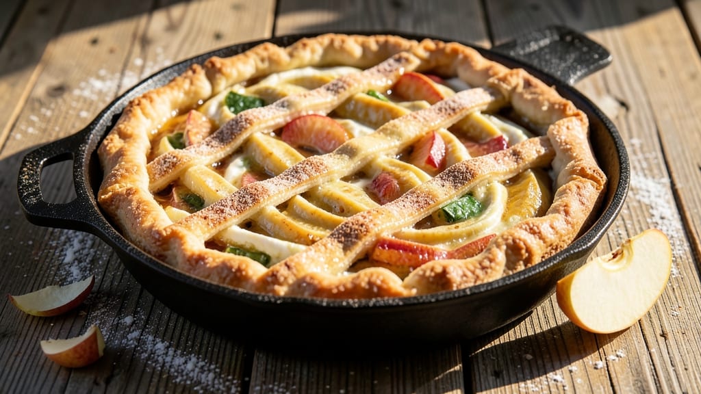 Amish Sour Cream Apple Pie Recipe: Buttery Lattice Crust With Tangy Cream Filling
