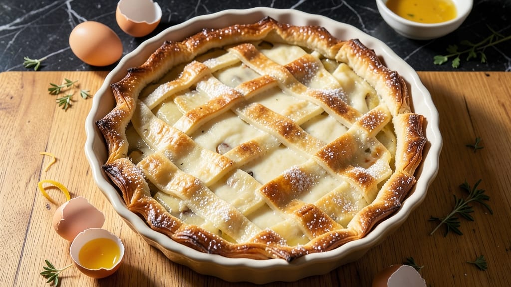 Potato Custard Pie Recipe: Velvety Spiced Filling with Golden Crust Crown