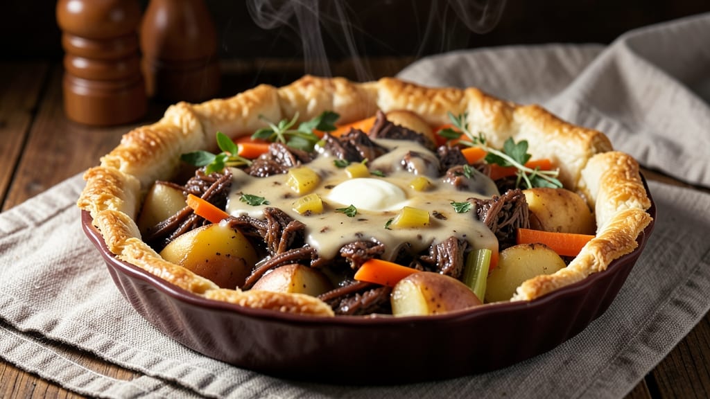 Beef Pot Roast Pot Pie Recipe: Leftover Upgrade With Flaky Crust Magic