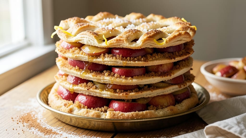Stacked Apple Pies Recipe: Triple-Layered Crust Heaven