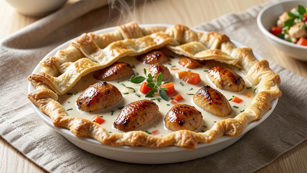 Se7en Bites Chicken Pot Pie Recipe: Mini Crispy Lattice Cups With Savory Gravy