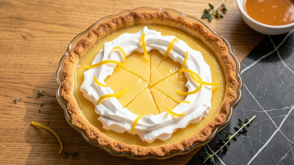3 Ingredient Lemon Pie Recipe: Zesty Tartness in 15 Minutes