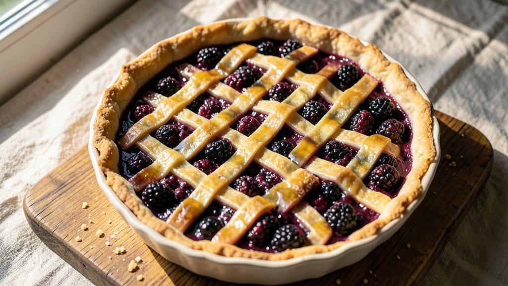 Amish Black Raspberry Pie Recipe: Deep Purple Filling With Homemade Crust Magic
