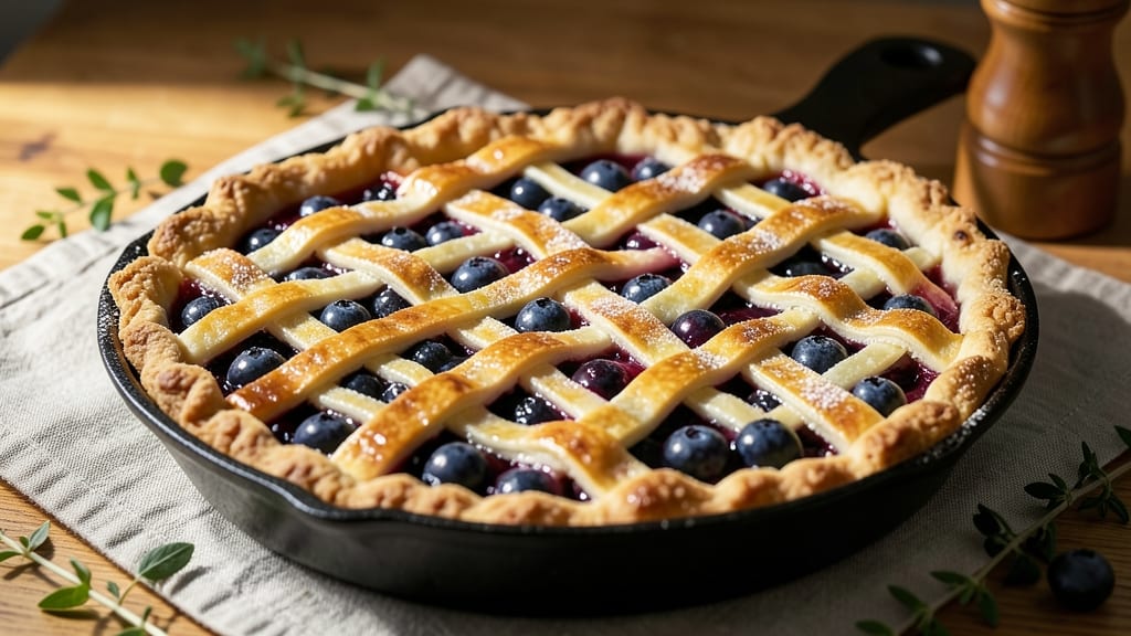 6-Inch Blueberry Pie Recipe: Bursting Berries in Mini Perfect Slices