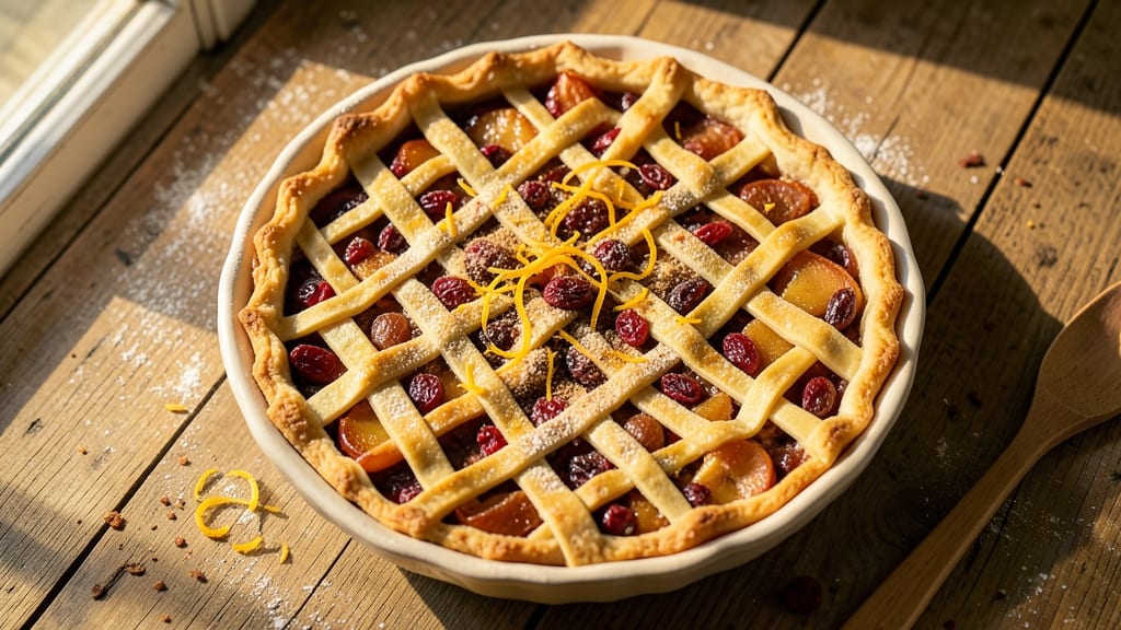 All-Fruit Mincemeat Pie Recipe: Bursting With Spiced Citrus and Berry Filling