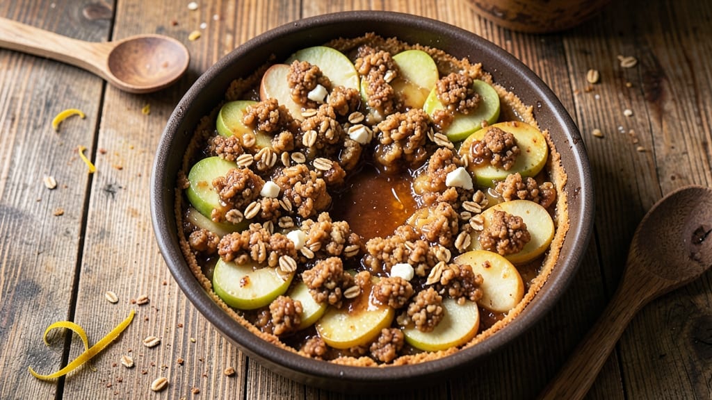 Quick and Easy Apple Crumble Pie Recipe: Spiced Topping That Melts in Minutes