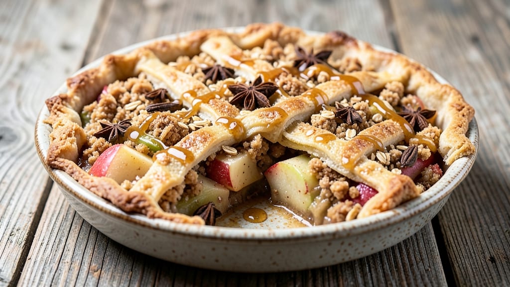Southern Apple Crumble Pie Recipe: Rustic Topping That Turns Soft Apples Golden