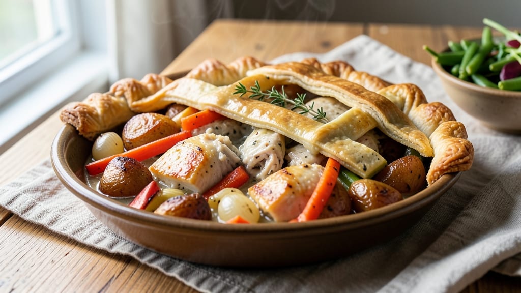 Ree Drummond's Turkey Pot Pie Recipe: Golden Lattice Crust Over Savory Gravy