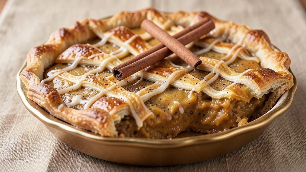 10-Inch Deep Dish Pumpkin Pie Recipe: Spiced Filling and Buttery Lattice Crust Masterpiece