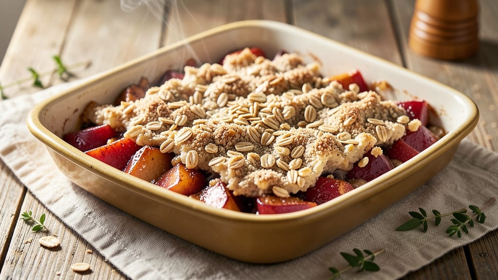 Apple Crisp Recipe Made with Apple Pie Filling: Warm Spice Crunch Over Melty Filling