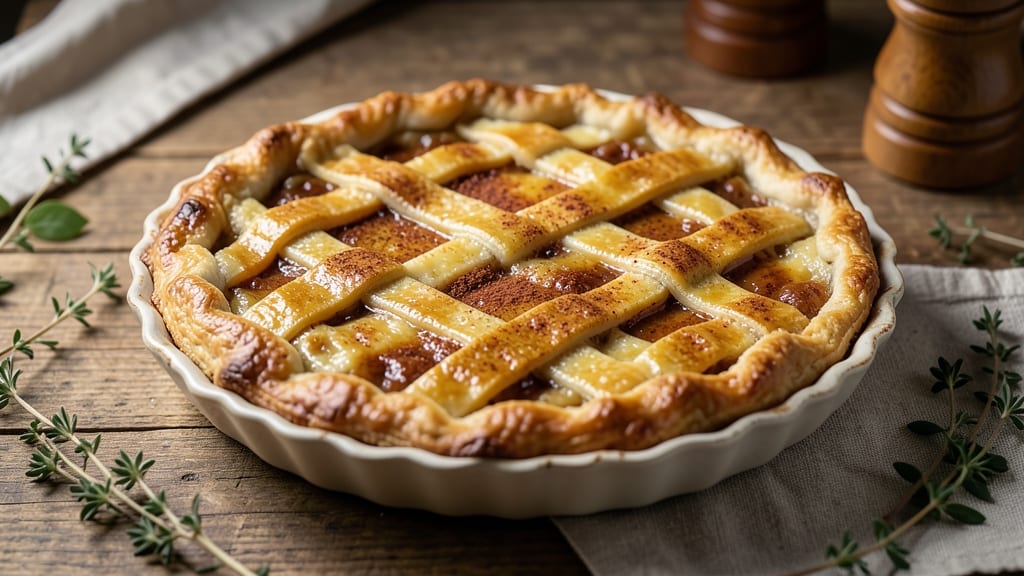 Amish Half Moon Pies Recipe: Flaky Spiced Lattice Hugs Sweet Filling