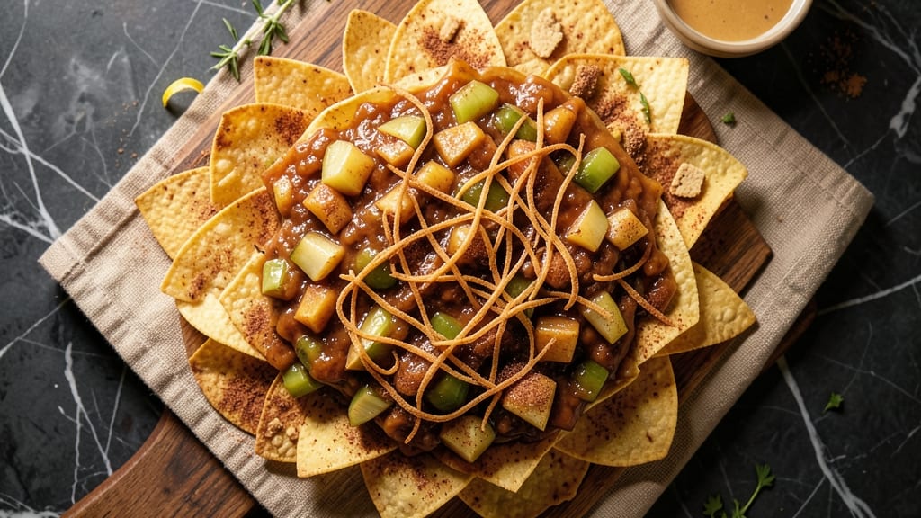 Apple Pie Churro Nachos Recipe: Crunchy Tortilla Cups Loaded With Caramelized Apple Filling