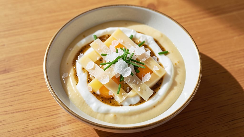 1587 Restaurant Atlantic Beach Pie Recipe: Foil-Sealed Yolk Treasure in Crispy Tortilla Cups